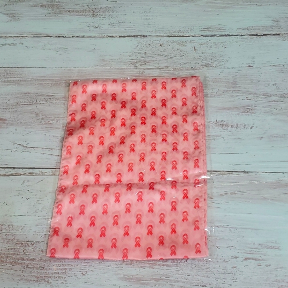Pink Breast Cancer Awareness Scarf